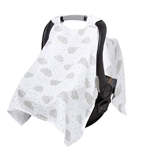 Baby car seat canopy: aden by aden + anais classic car seat canopy