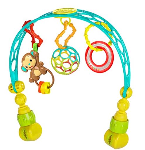 Baby car seat toy: oball flex 'n go activity arch take-along toy