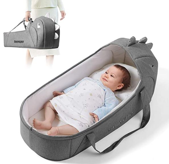 Baby carrier basket: moses basket bassinet bedside sleeper